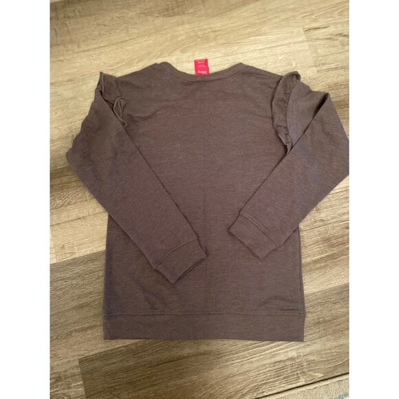 Disney Minnie Mouse Gray Rainbow Ruffled Shirt - Picture 4 of 4